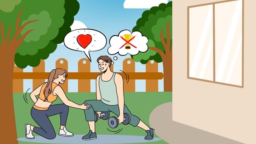 Un sportif qui ne se focalise plus sur les résultats