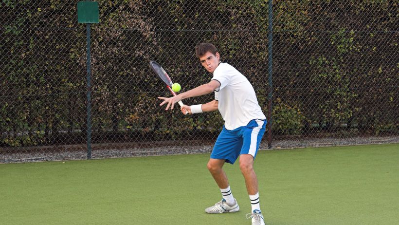 Un joueur de tennis en confiance