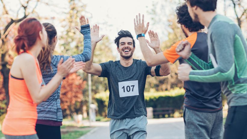 Un coureur performant grâce à un entourage qui le supporte