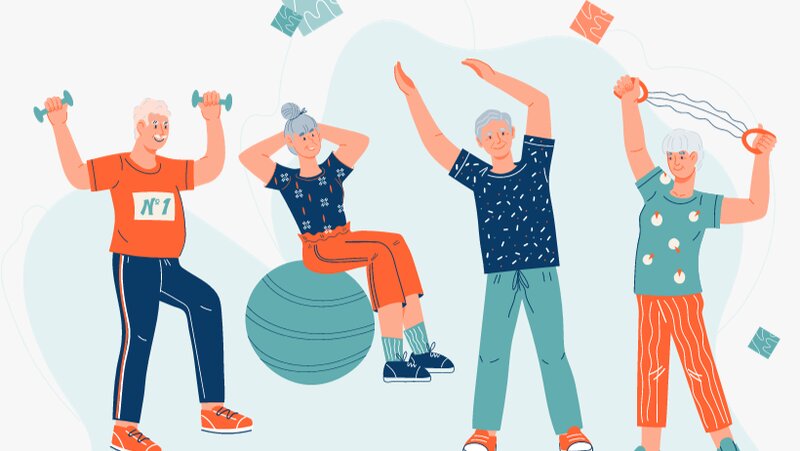 Des sportifs qui prennent du plaisir dans leur sport
