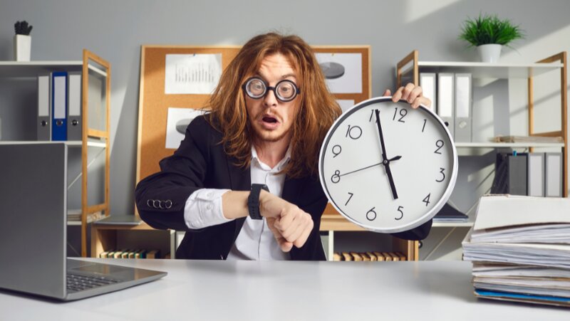 Un salarié sous pression en entreprise