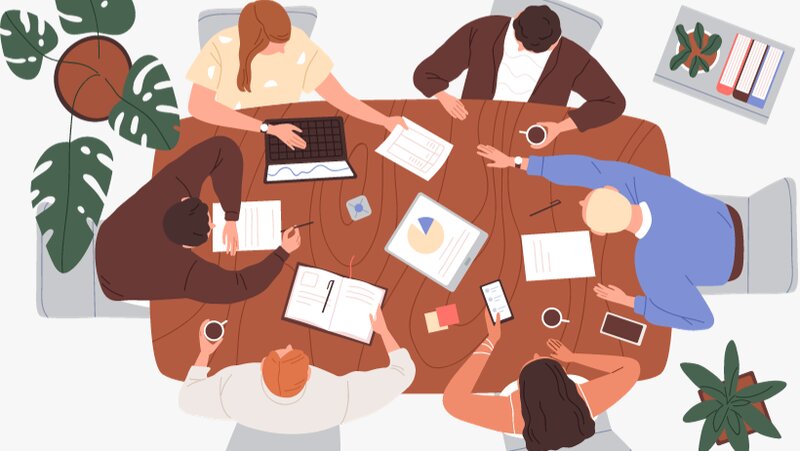 Une équipe fédérée qui travaille avec un minimum de stress