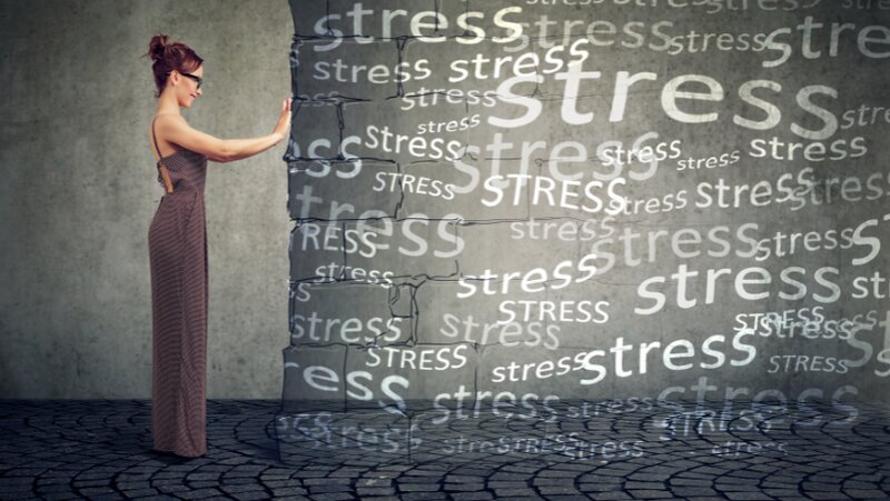 Une femme motivée avec moins de stress