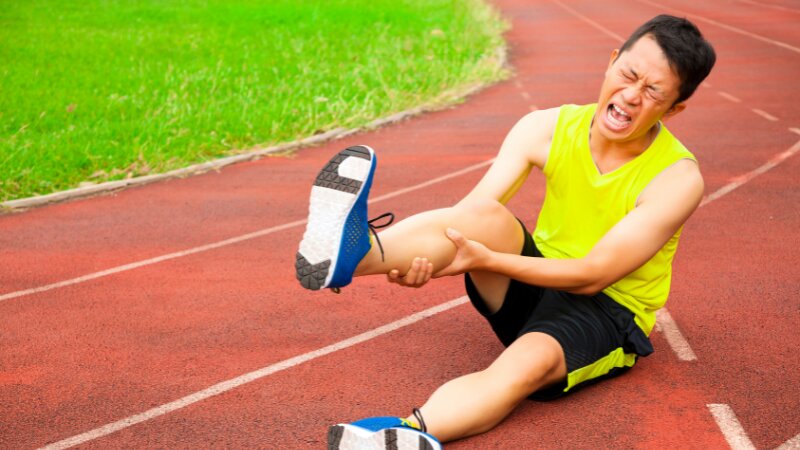 Un marathonien qui a du mal à gérer son stress
