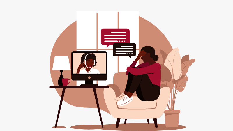 L'accompagnement à distance d'une personne en burn-out