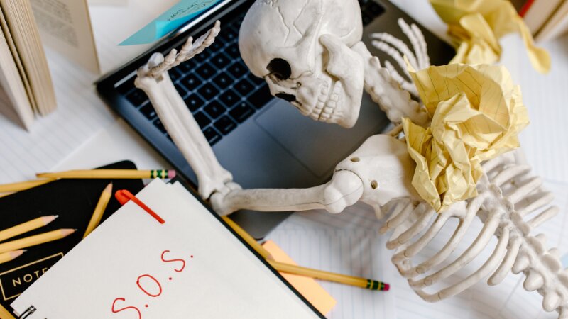 Une illustration du burn-out