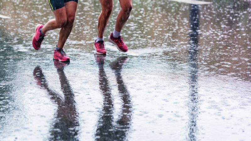 Des conditions climatiques difficiles pour des athlètes qui doivent se dépasser