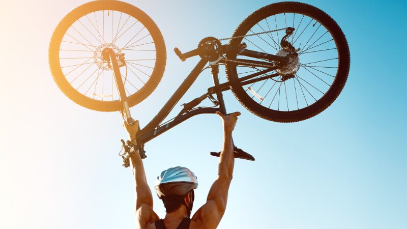 Un spécialiste de VTT fier de ses résultats
