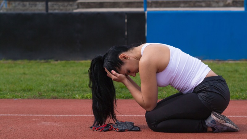 Une sportive qui se dévalorise de ne pas avoir du mental