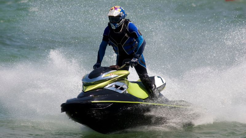 Une compétitrice en jet ski en confiance grâce à la dépolarisation