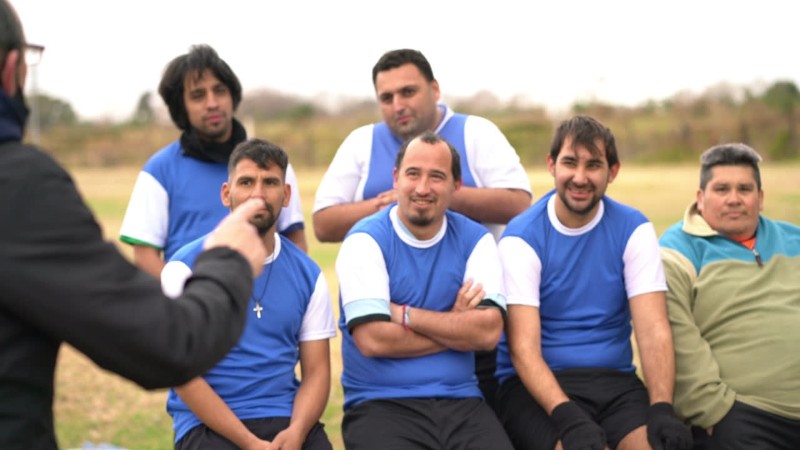 Une séance de coaching mental d'équipe de sport