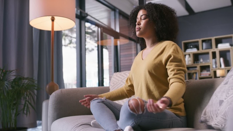 Une sportive qui applique la visualisation comme technique de préparation mentale