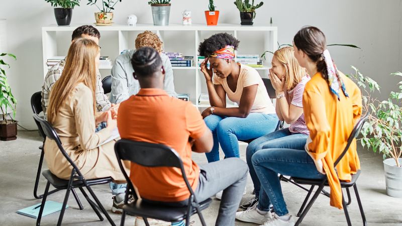 Une séance de coaching mental de groupe