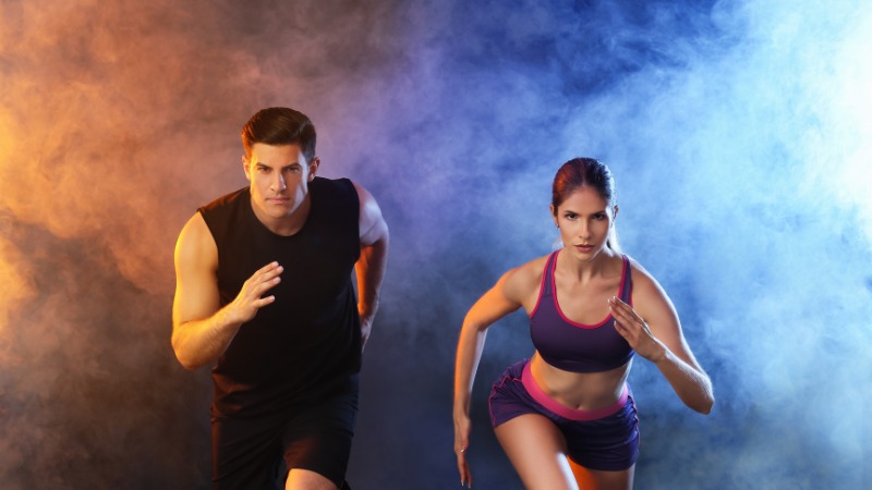 Une sportive professionnelle avec son préparateur mental