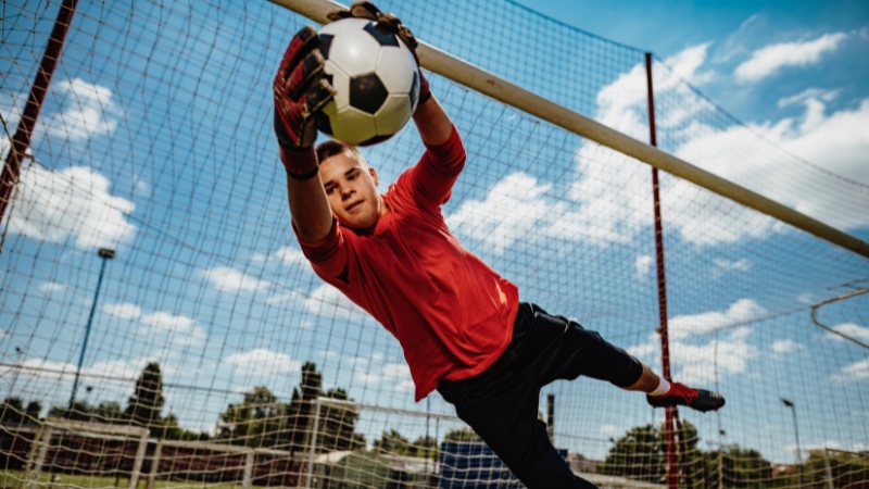 Un gardien de but sûr de lui grâce à un bonne préparation mentale