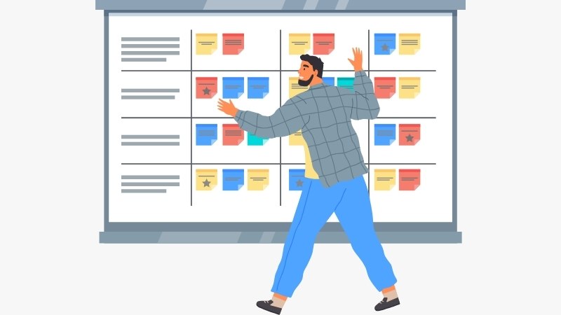 Un handballeur qui dresse son calendrier d'entraînement mental