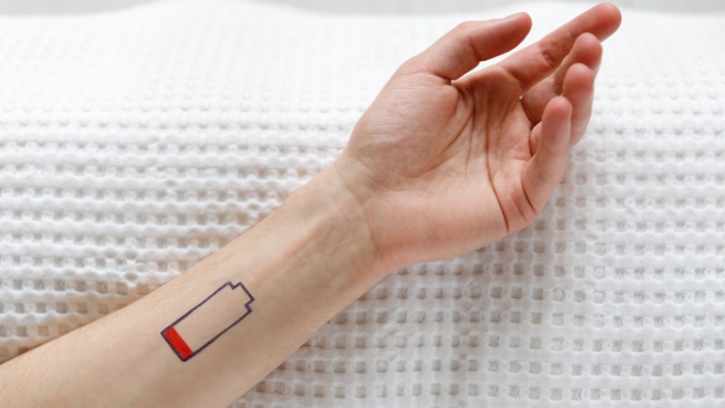 Une spécialiste de tir à l'arc fatigue mentalement