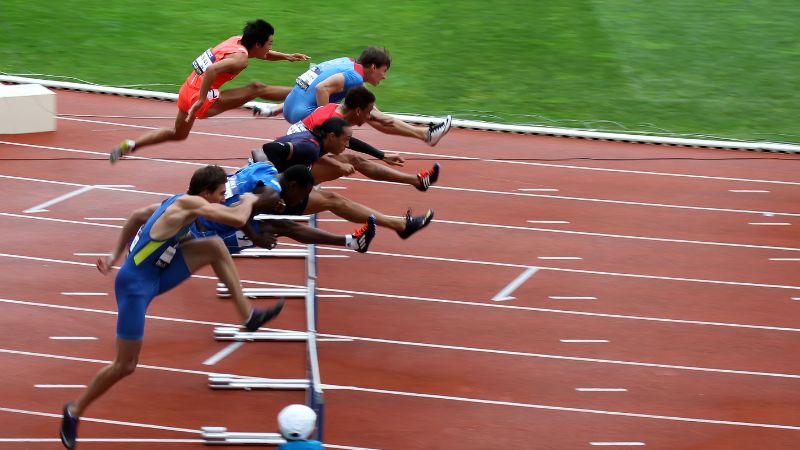 Une épreuve olympique en athlétisme