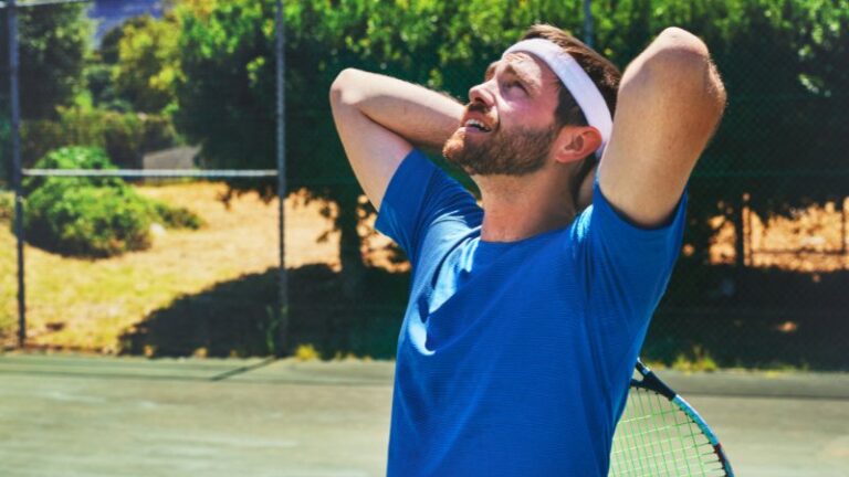 Un sportif fatigué mentalement à cause de la pression