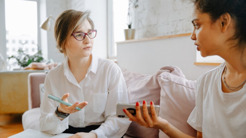 Une séance de coaching d'une coach débutante