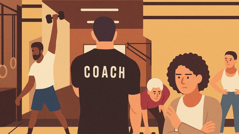 Un coach en séance de dépolarisation