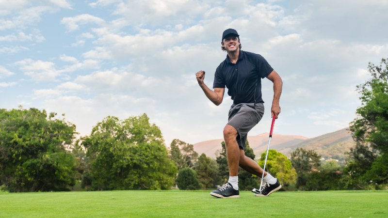 Un golfeur qui gère parfaitement la pression grâce à un coach mental