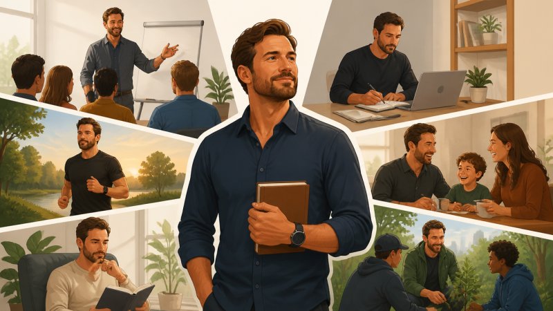 Un homme qui vit et incarne vraiment ce qu'il apprend aux autres en formation